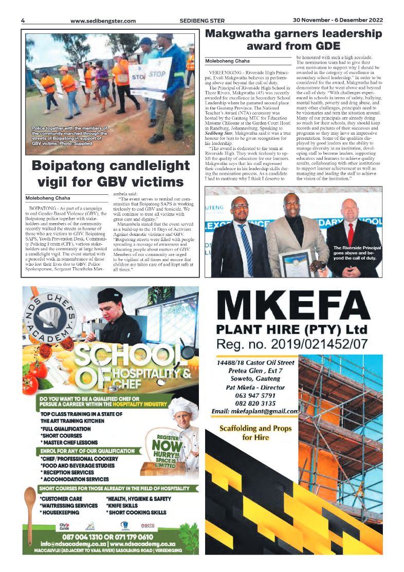 Sedibeng ster 30 November – 6 Desember 2022 page 4