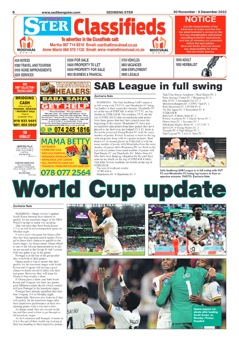 Sedibeng ster 30 November – 6 Desember 2022 page 6
