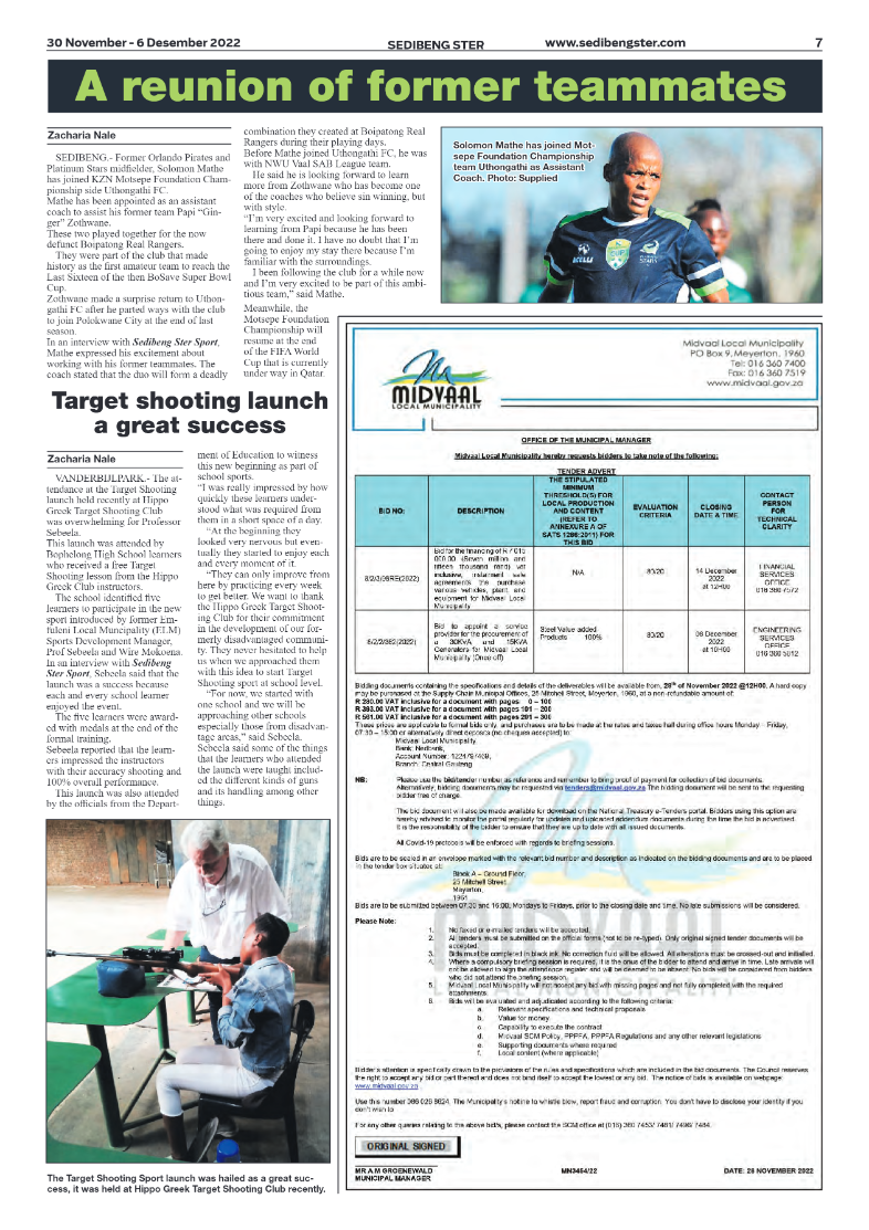 Sedibeng ster 30 November – 6 Desember 2022 page 7