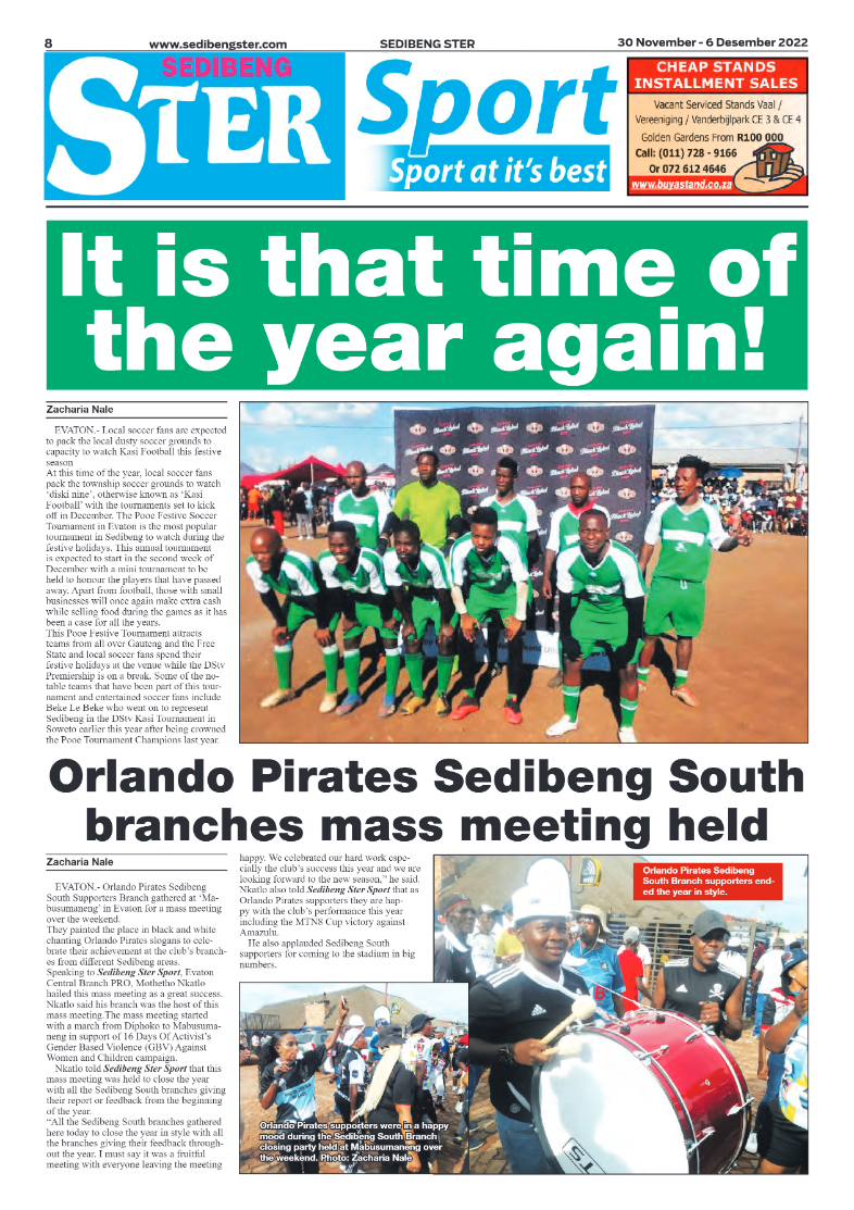 Sedibeng ster 30 November – 6 Desember 2022 page 8