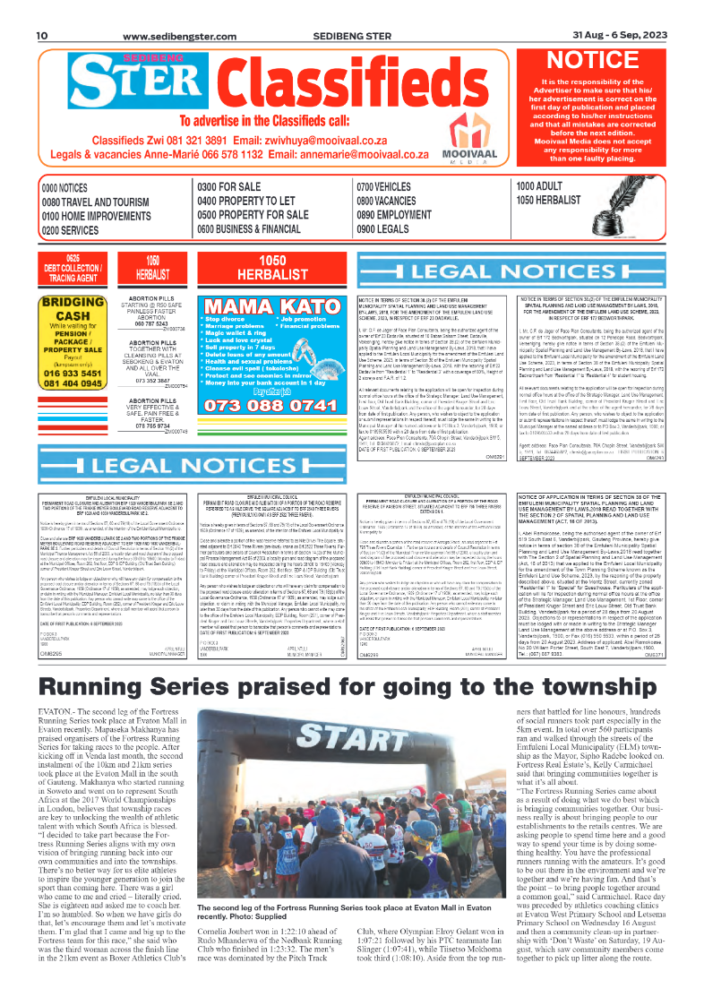 Sedibeng ster 31 Aug – 6 Sep, 2023 page 10