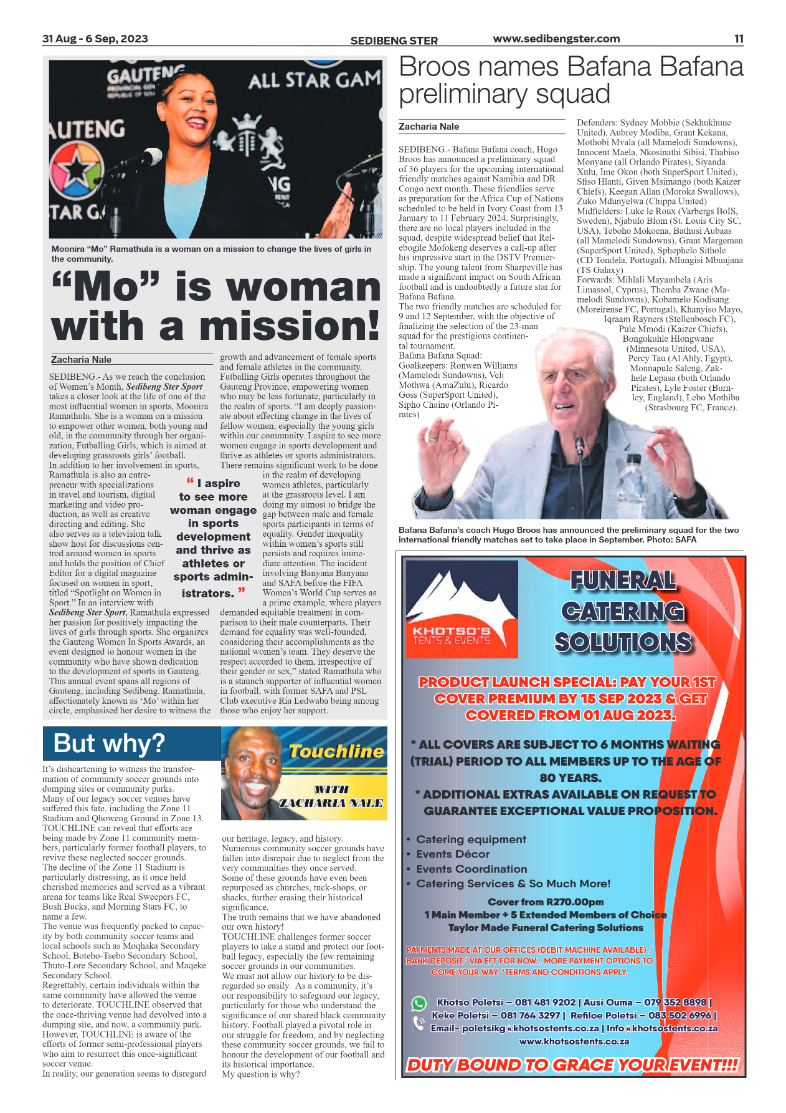 Sedibeng ster 31 Aug – 6 Sep, 2023 page 11