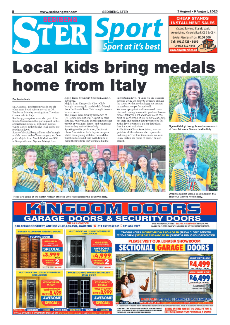 Sedibeng ster 3 August – 9 August, 2023 page 8