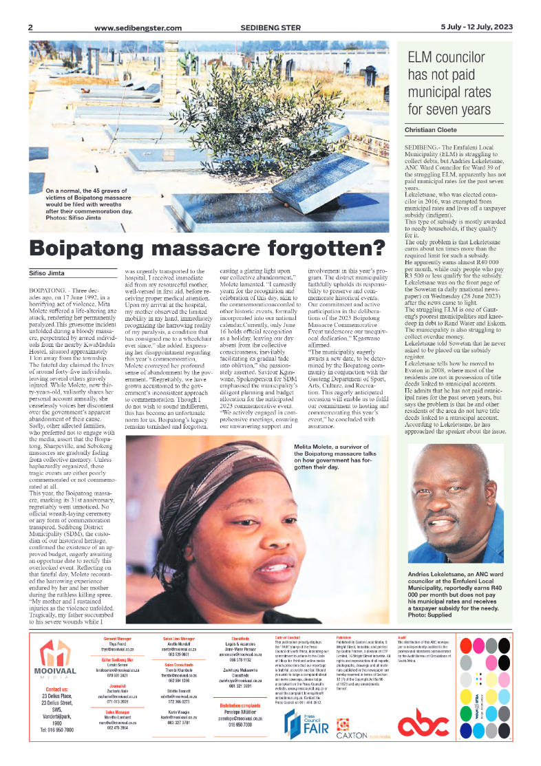 Sedibeng ster 5 July – 12 July, 2023 page 2