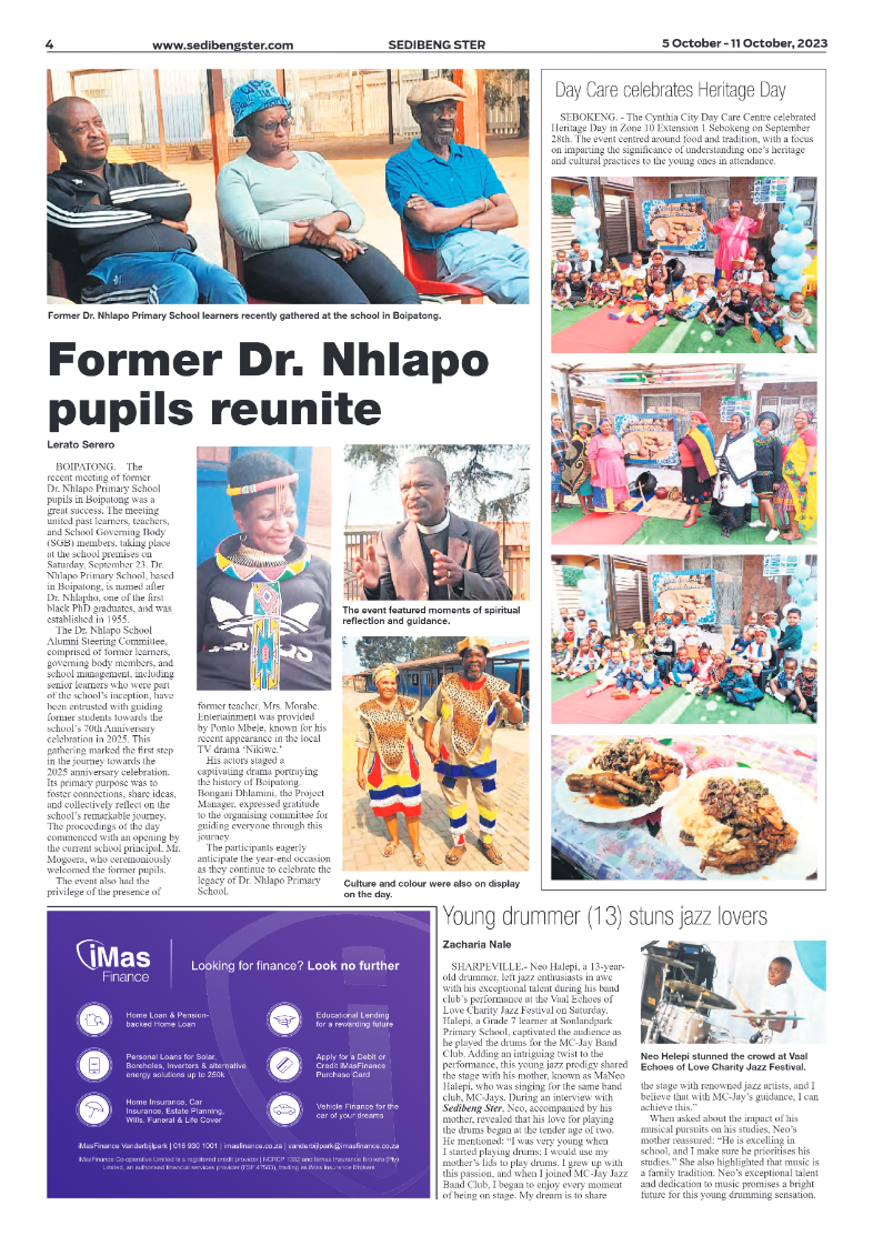 Sedibeng ster 5 October – 11 October, 2023 page 4