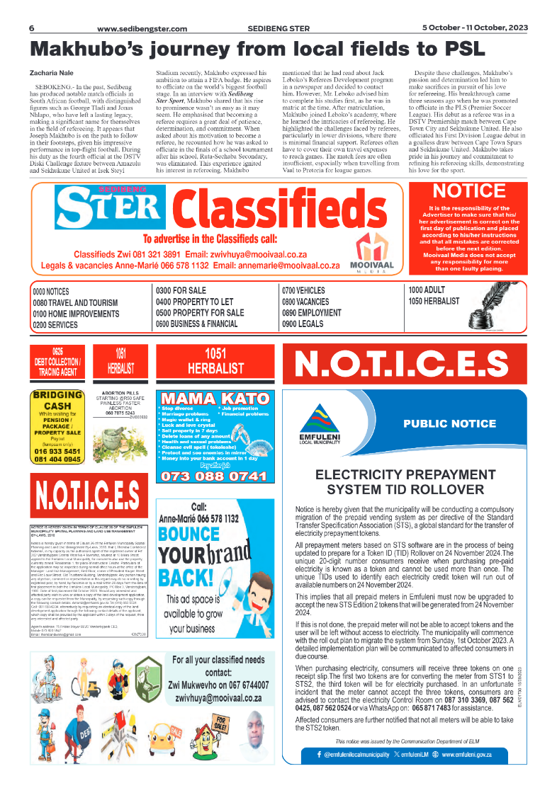 Sedibeng ster 5 October – 11 October, 2023 page 6
