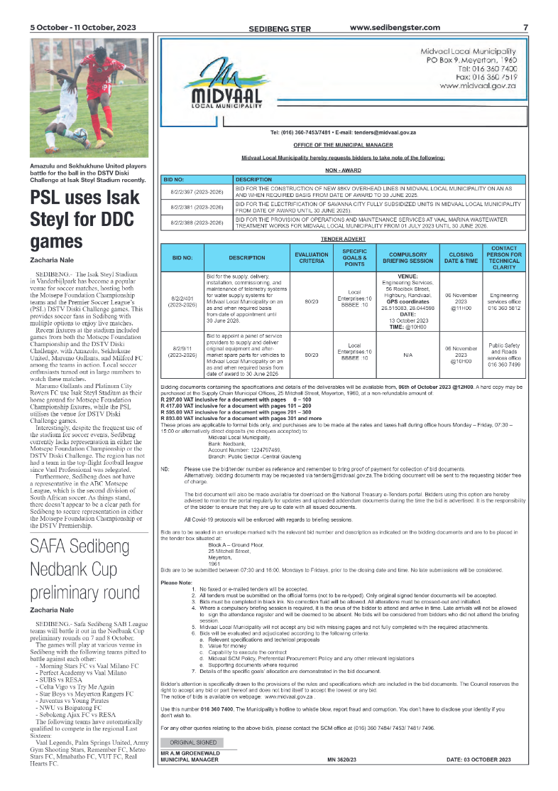 Sedibeng ster 5 October – 11 October, 2023 page 7