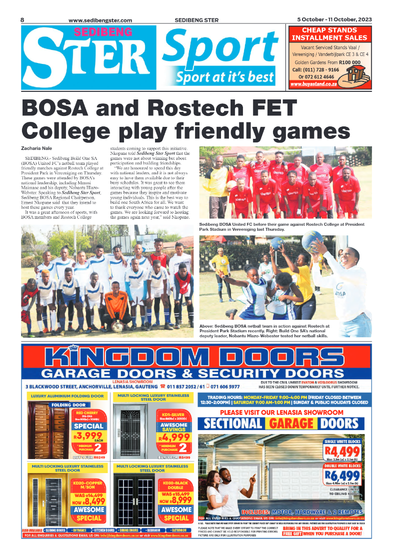 Sedibeng ster 5 October – 11 October, 2023 page 8