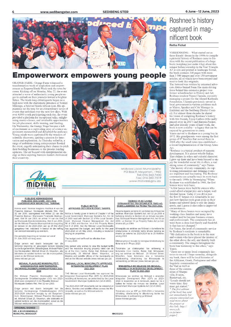 Sedibeng ster 6 June – 12 June, 2023 page 4