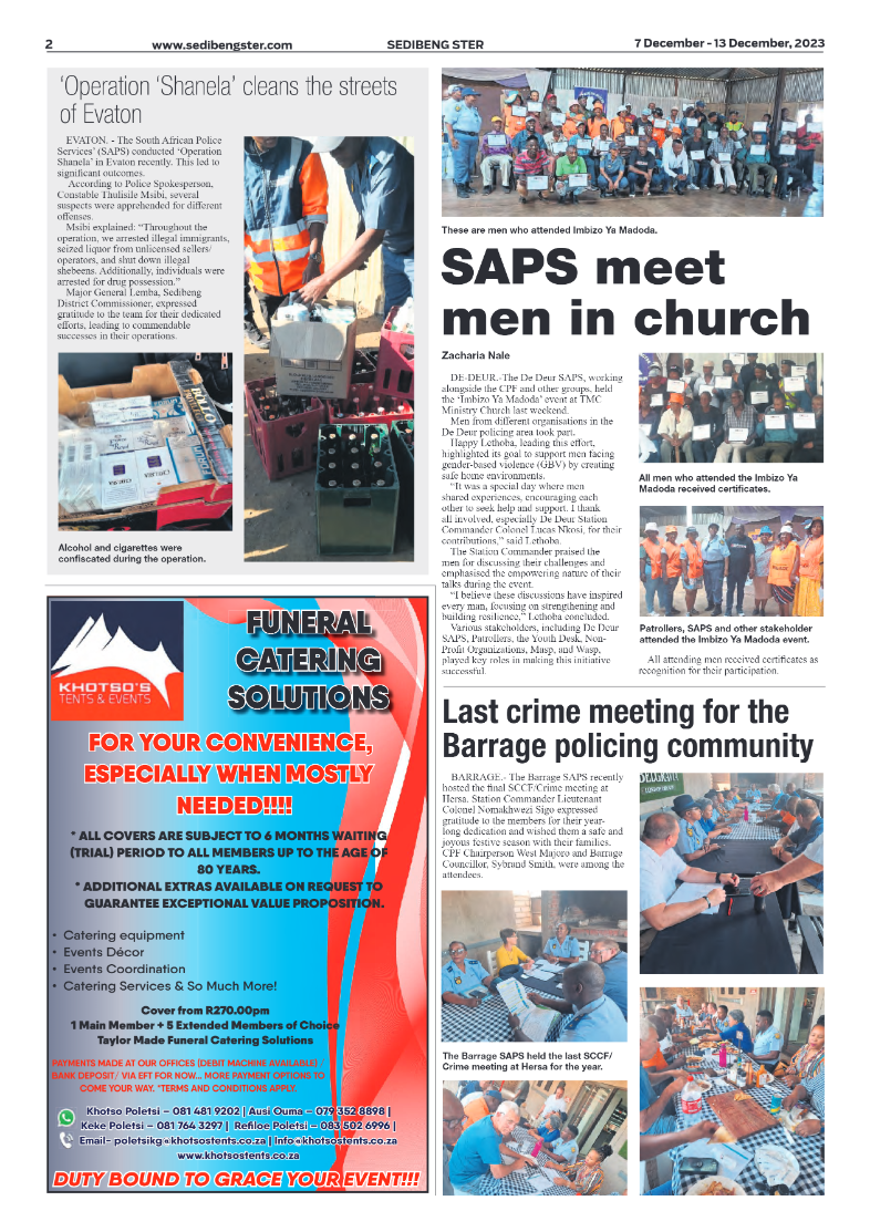 Sedibeng ster 7 December – 13 December, 2023 page 2