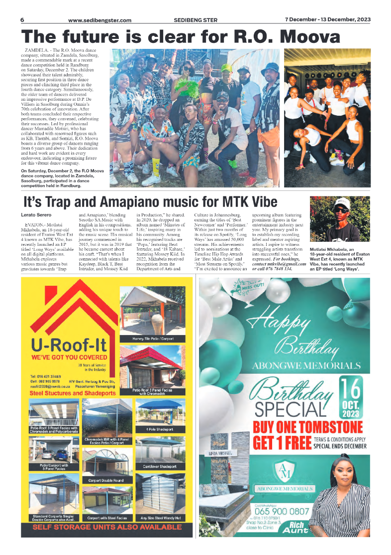 Sedibeng ster 7 December – 13 December, 2023 page 6