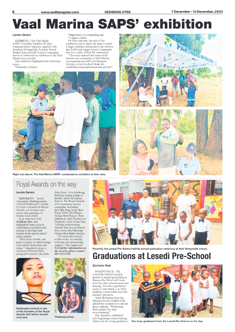 Sedibeng ster 7 December – 13 December, 2023 page 8