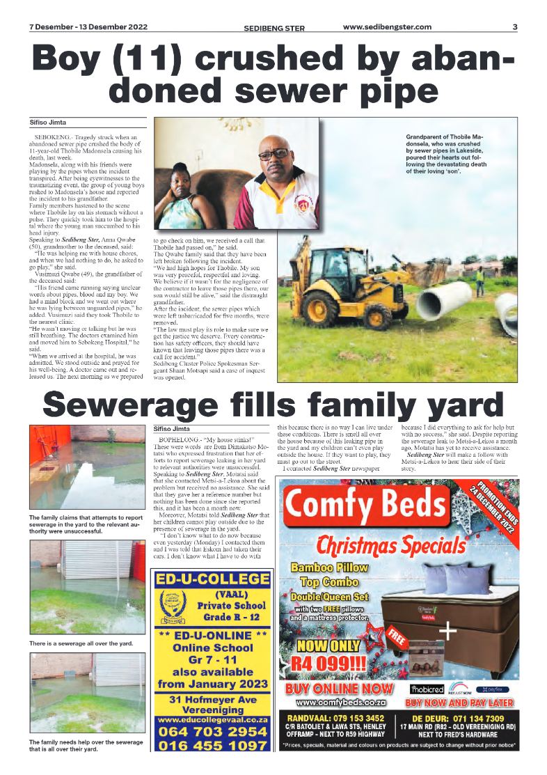 Sedibeng ster 7 Desember – 13 Desember 2022 page 3