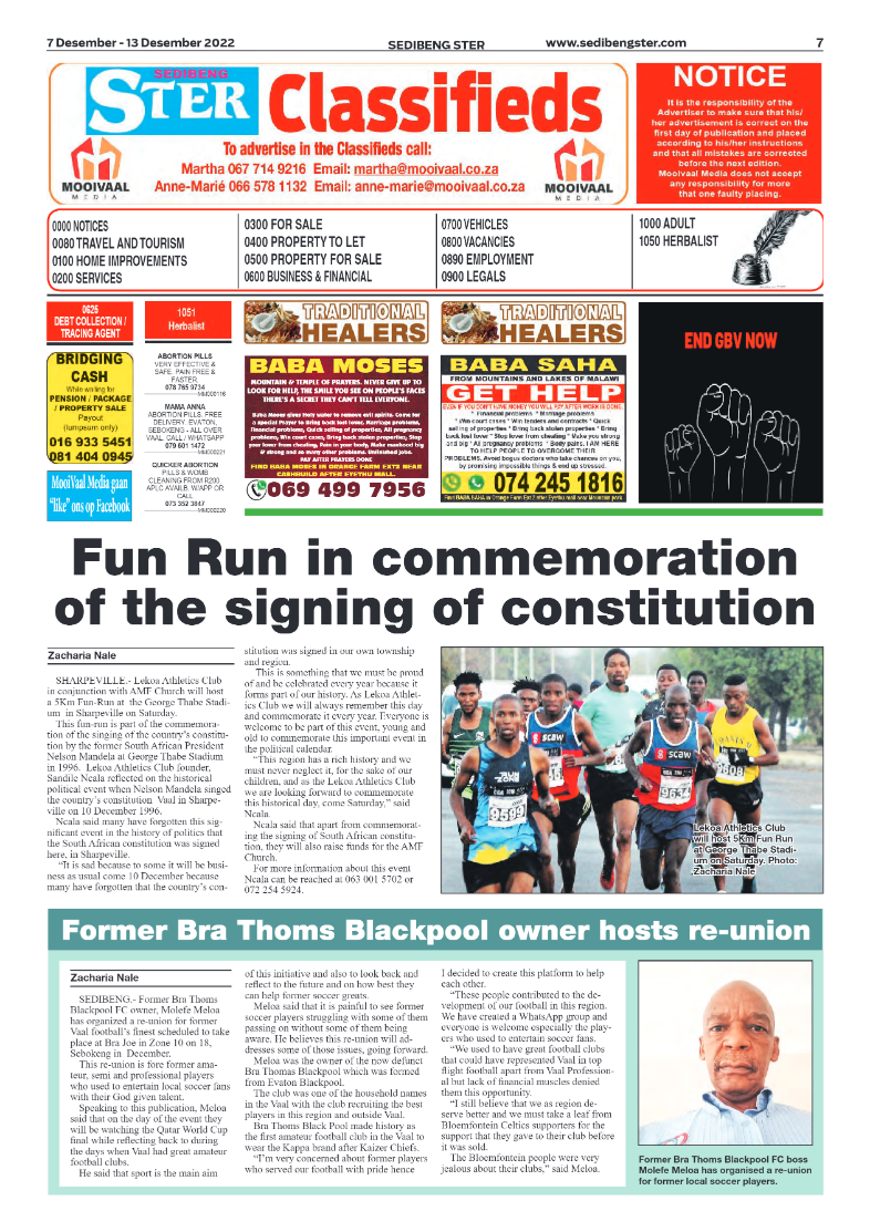 Sedibeng ster 7 Desember – 13 Desember 2022 page 7