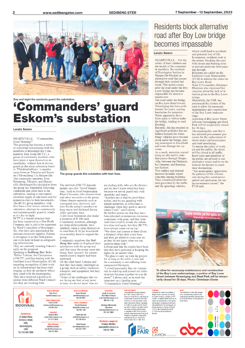 Sedibeng ster 7 September – 13 September, 2023 page 2