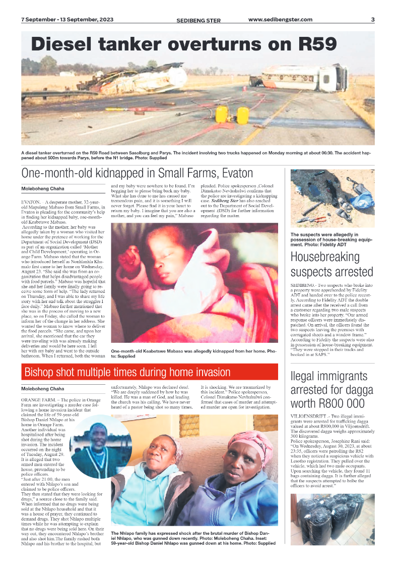 Sedibeng ster 7 September – 13 September, 2023 page 3