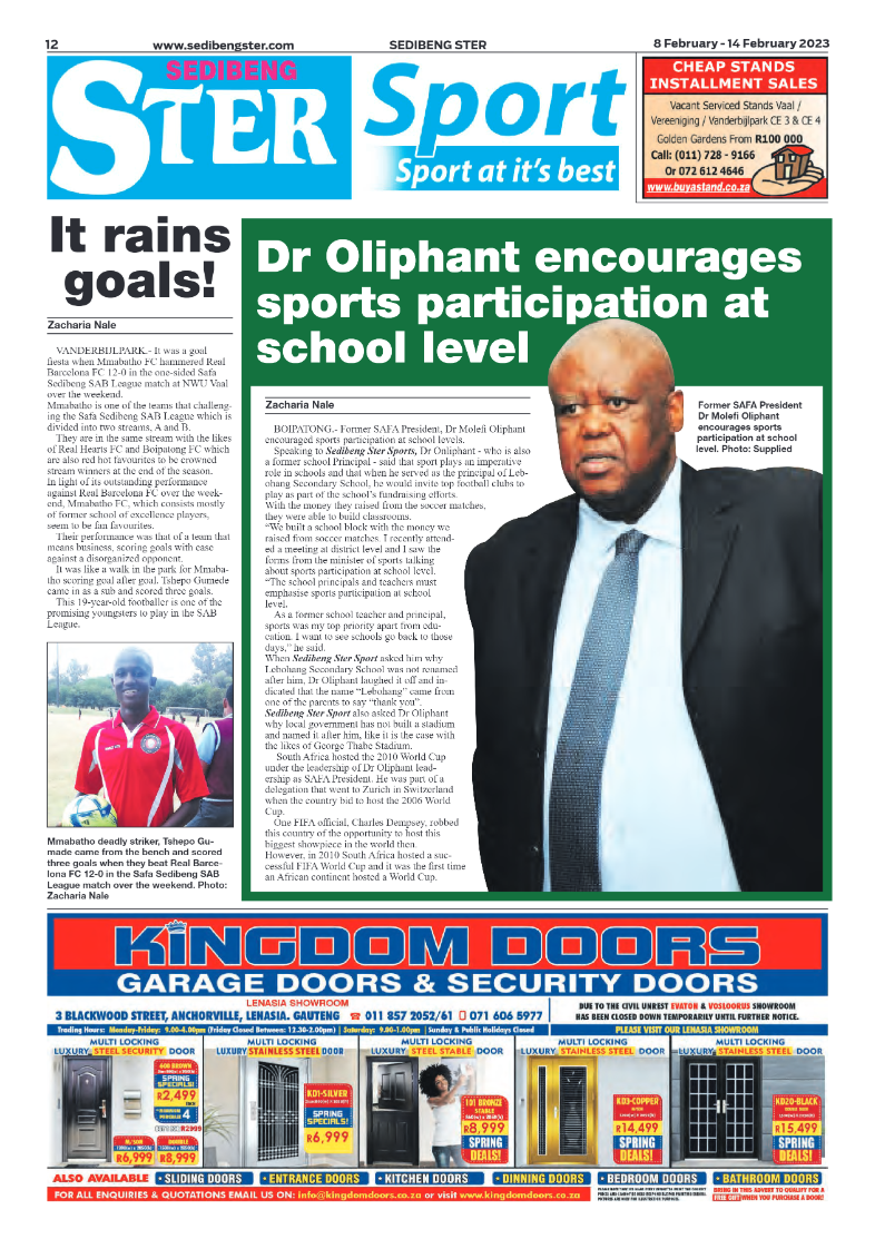 Sedibeng ster 8 February – 14 February 2023 page 14