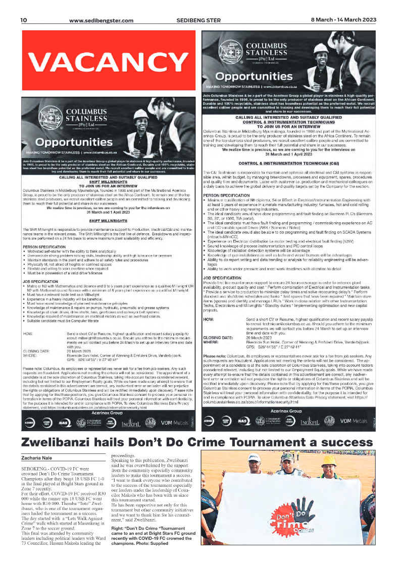 Sedibeng ster 8 March – 14 March 2023 page 10