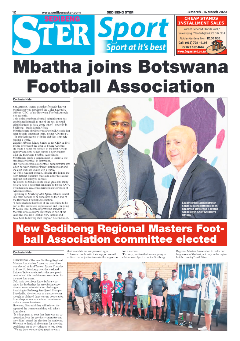 Sedibeng ster 8 March – 14 March 2023 page 12