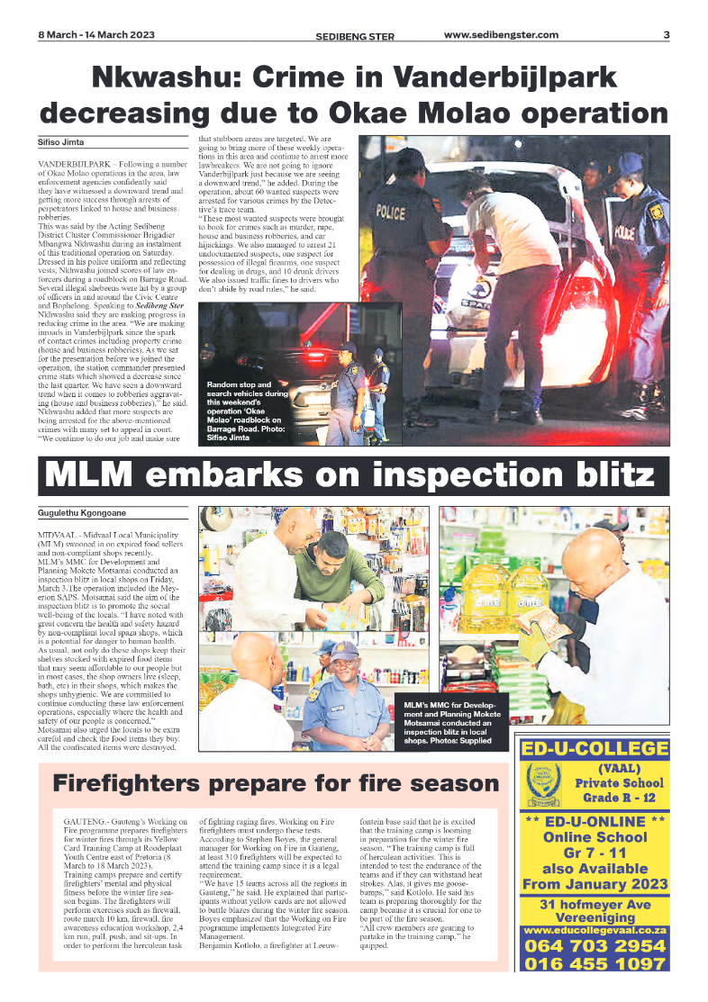 Sedibeng ster 8 March – 14 March 2023 page 3