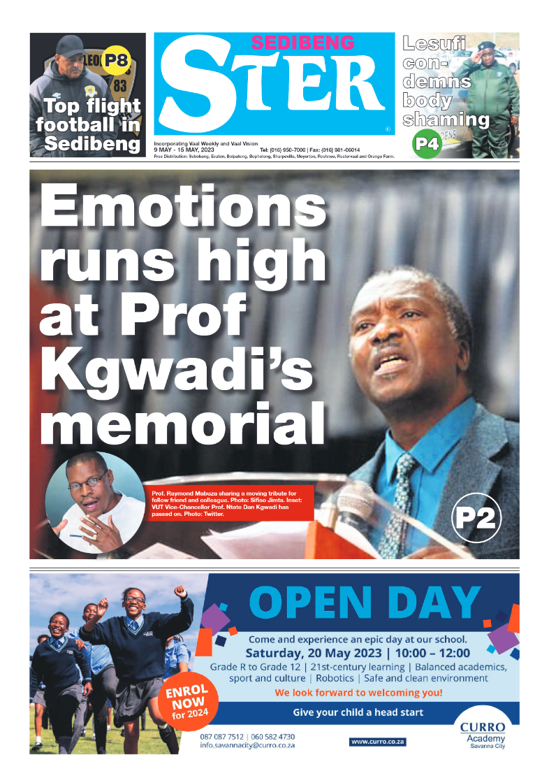 Sedibeng ster 9 May – 15 May, 2023 page 1