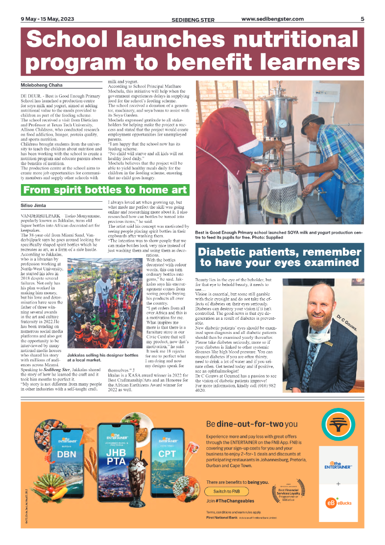 Sedibeng ster 9 May – 15 May, 2023 page 5