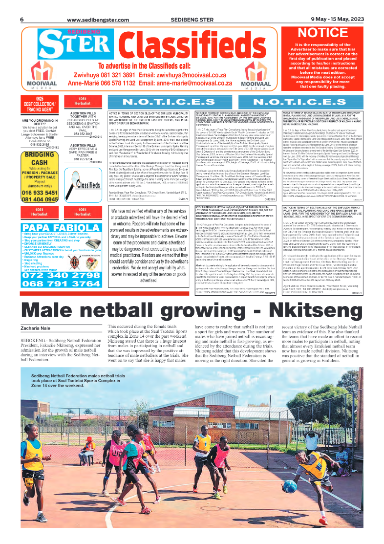 Sedibeng ster 9 May – 15 May, 2023 page 6
