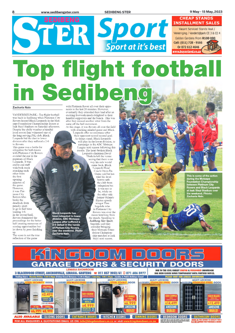 Sedibeng ster 9 May – 15 May, 2023 page 8