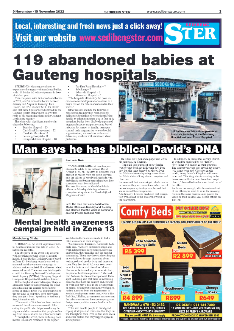 Sedibeng ster 9 November – 15 November 2022 page 3