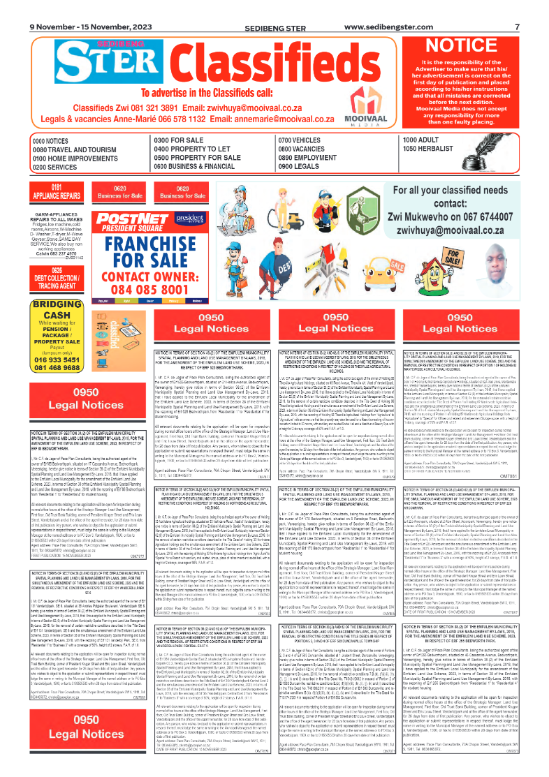 Sedibeng ster 9 November – 15 November, 2023 page 7