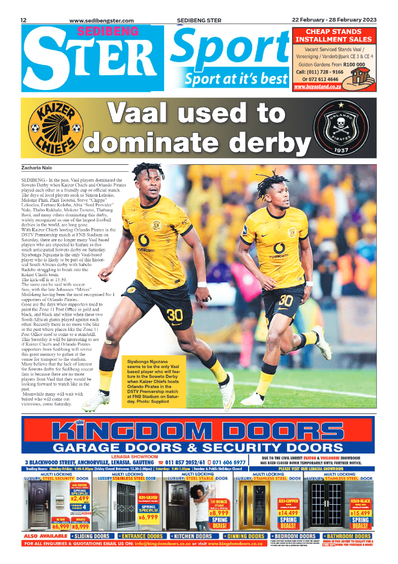 Sedibeng ster 22 February – 28 February 2023 page 12