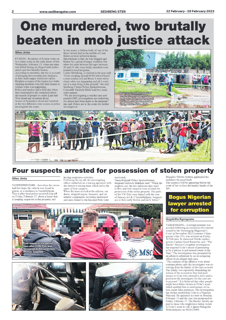 Sedibeng ster 22 February – 28 February 2023 page 2