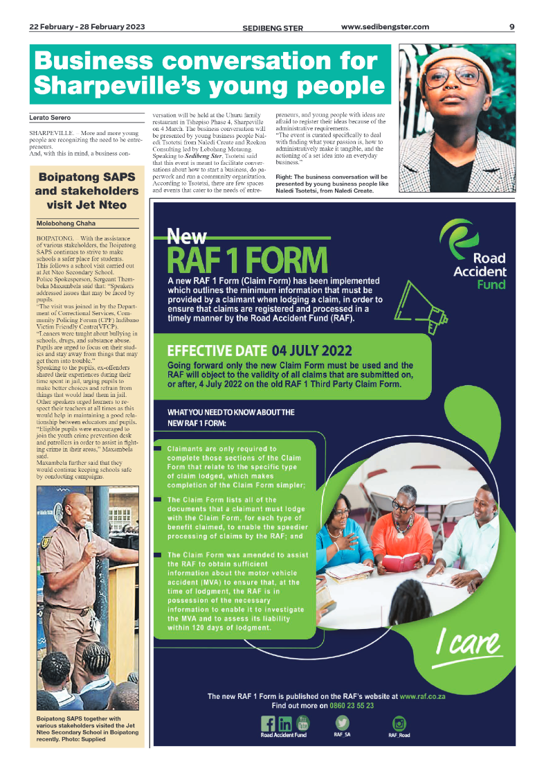Sedibeng ster 22 February – 28 February 2023 page 9