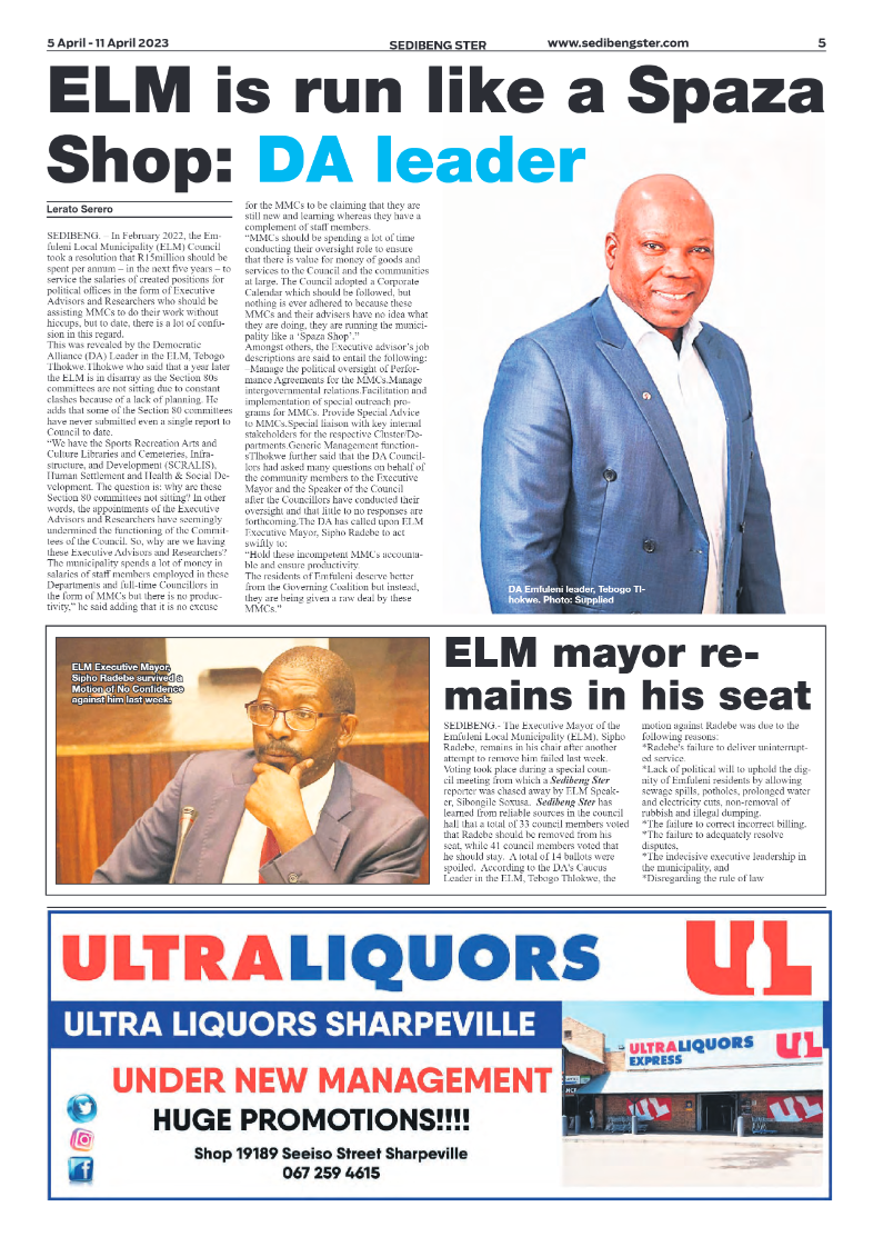 Sedibeng ster 5 April – 11 April 2023 page 5