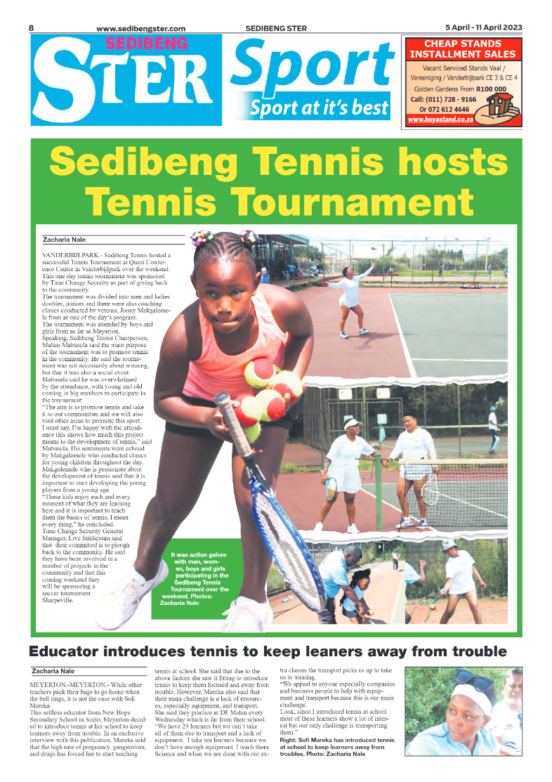 Sedibeng ster 5 April – 11 April 2023 page 8